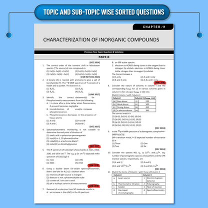 CSIR NET Chemical Science Book 2026 | 21 Topicwise Previous Year Solved Papers (2014 to July 2026) with Detailed Solutions | Topicwise CSIR NET Chemistry PYQ Book | IFAS Publications
