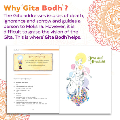 Gita Bodh: Bhagavad Gita In English | Insight in Gita and Vedanta, explained concept by concept | Atma, Creation, Ishwara, Self-Realization | Yogas - Karma, Jnana, Dhyan, Bhakti