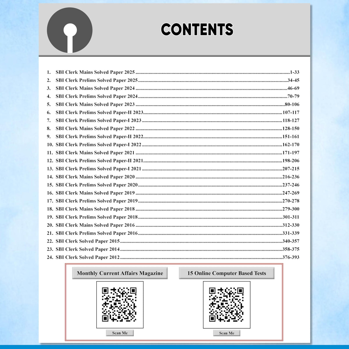 PW 24 SBI Clerk Prelims & Mains Previous Year Solved Papers (Till Nov 2025) with 15 Online CBT Tests For 2026 Exam | 3500 PYQ Questions | Fully Solved