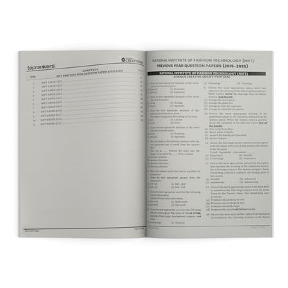 NIFT Past Year Papers- 2nd Edition (2015-2026) | GAT + CAT Solved Papers