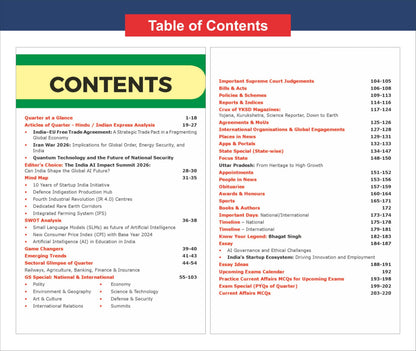 Disha Combo (2 Quarterly Books) Half-Yearly Current Affairs 2026 Vol. 1 & 2 Jan - June 2026 for Competitive Exams 10th 4 Color Edn | UPSC, State PSC Civil Services, SSC, NDA, CDS, Bank PO/ Clerk, RRB