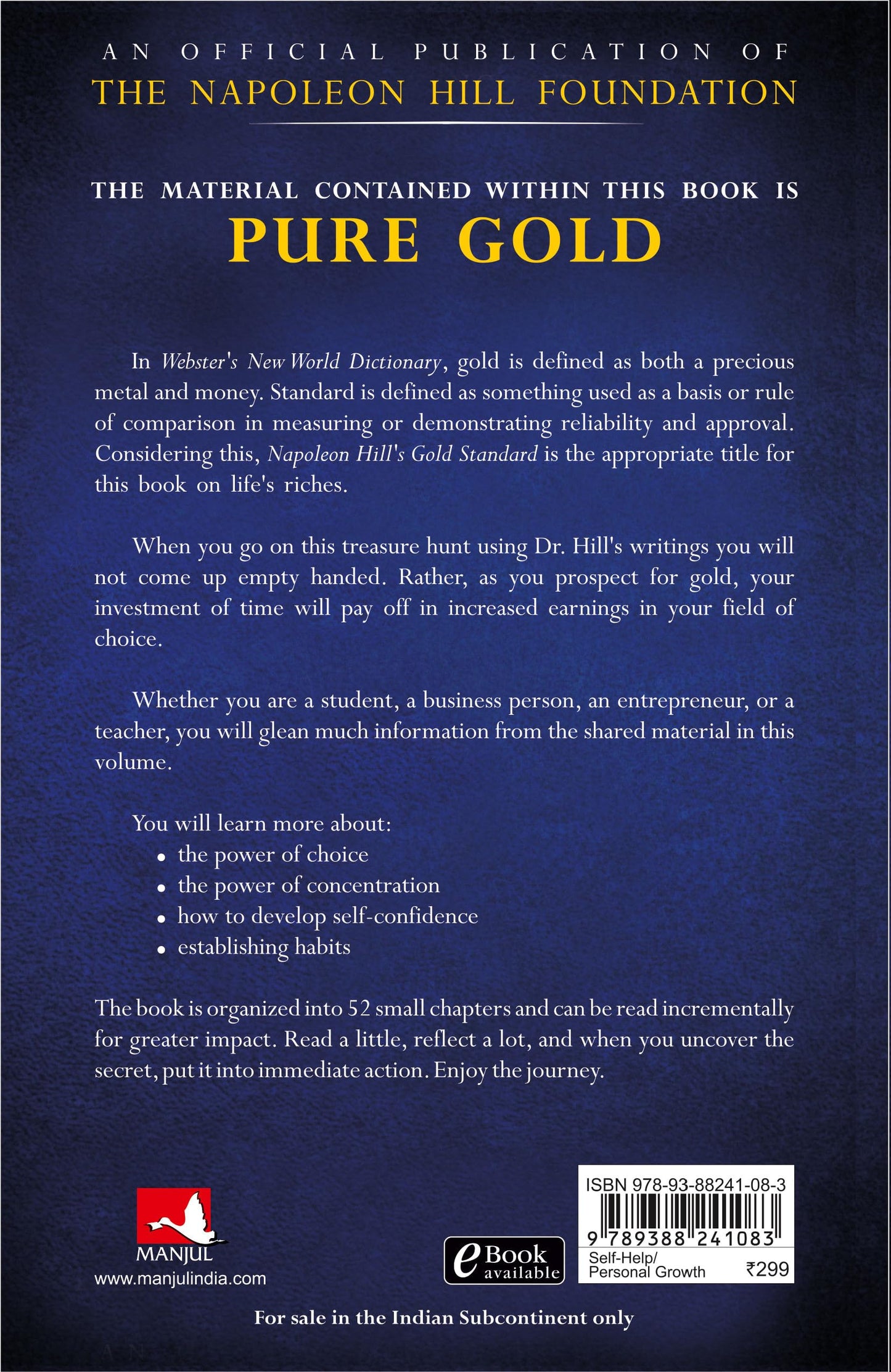 Napoleon Hill's Gold Standard (English)