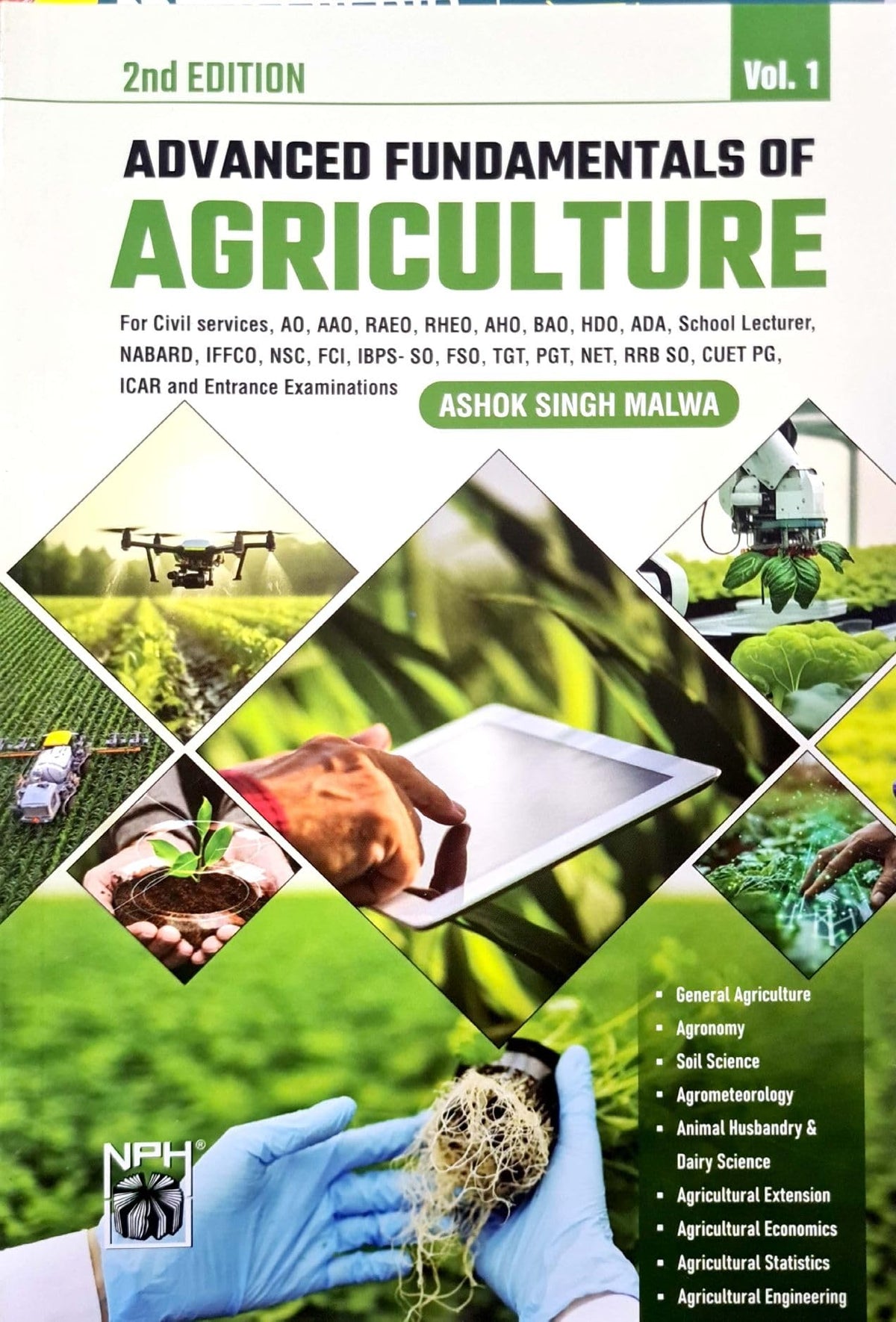 Advanced Fundamentals of Agriculture - Vol 1 + Vol 2 + Advanced Objectives 7000+ PYQs - Combo Set of 3 Books - [ORIGINAL BOOKS-TOP GRADE PAPER & PRINT] - For 2026 Exams