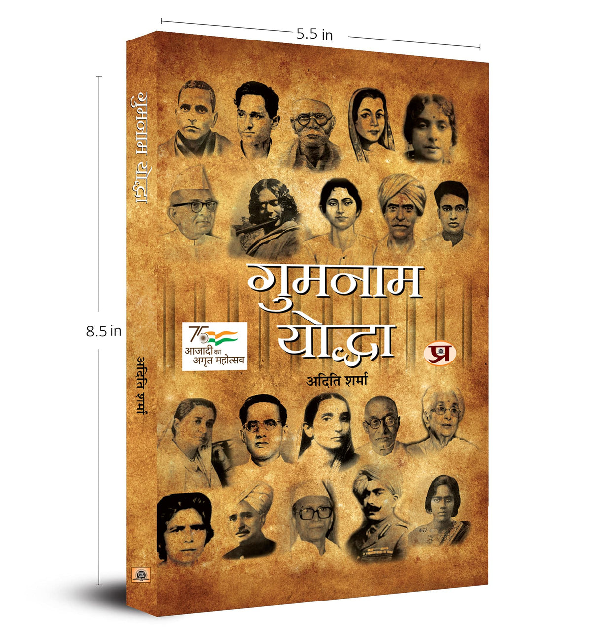 Gumnaam Yoddha (Hindi Translation of Unsung Warriors) | indian freedom fighters | inspirational biographies | motivational patriotic stories | independence history books | unsung heroes Book in Hindi