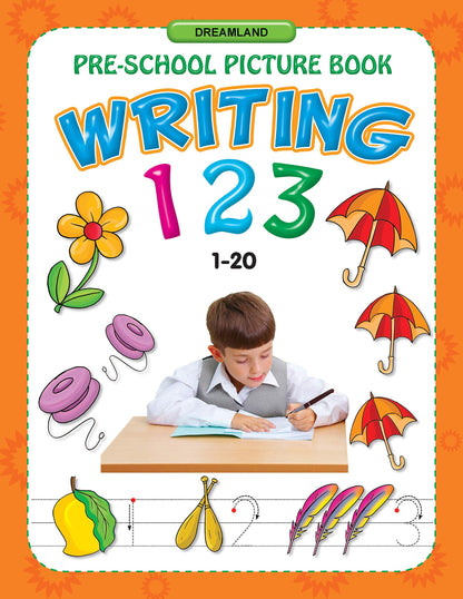 Pre School Writing Books-1 To 20 by Dreamland Publications (Author) book cover