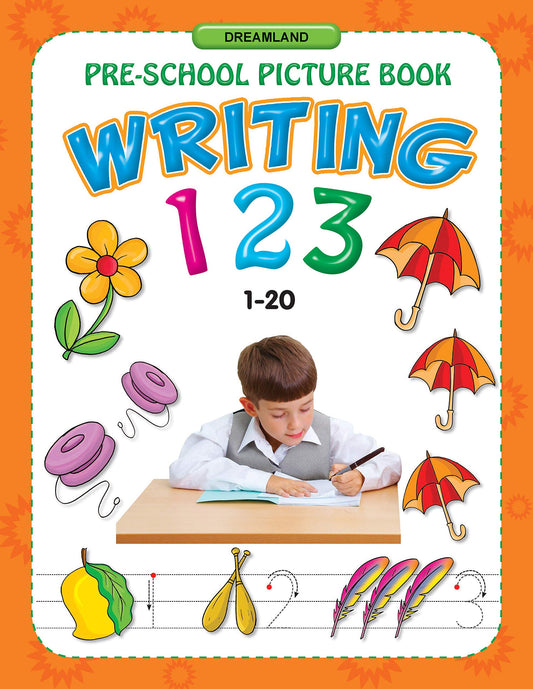 Pre School Writing Books-1 To 20 by Dreamland Publications (Author) book cover