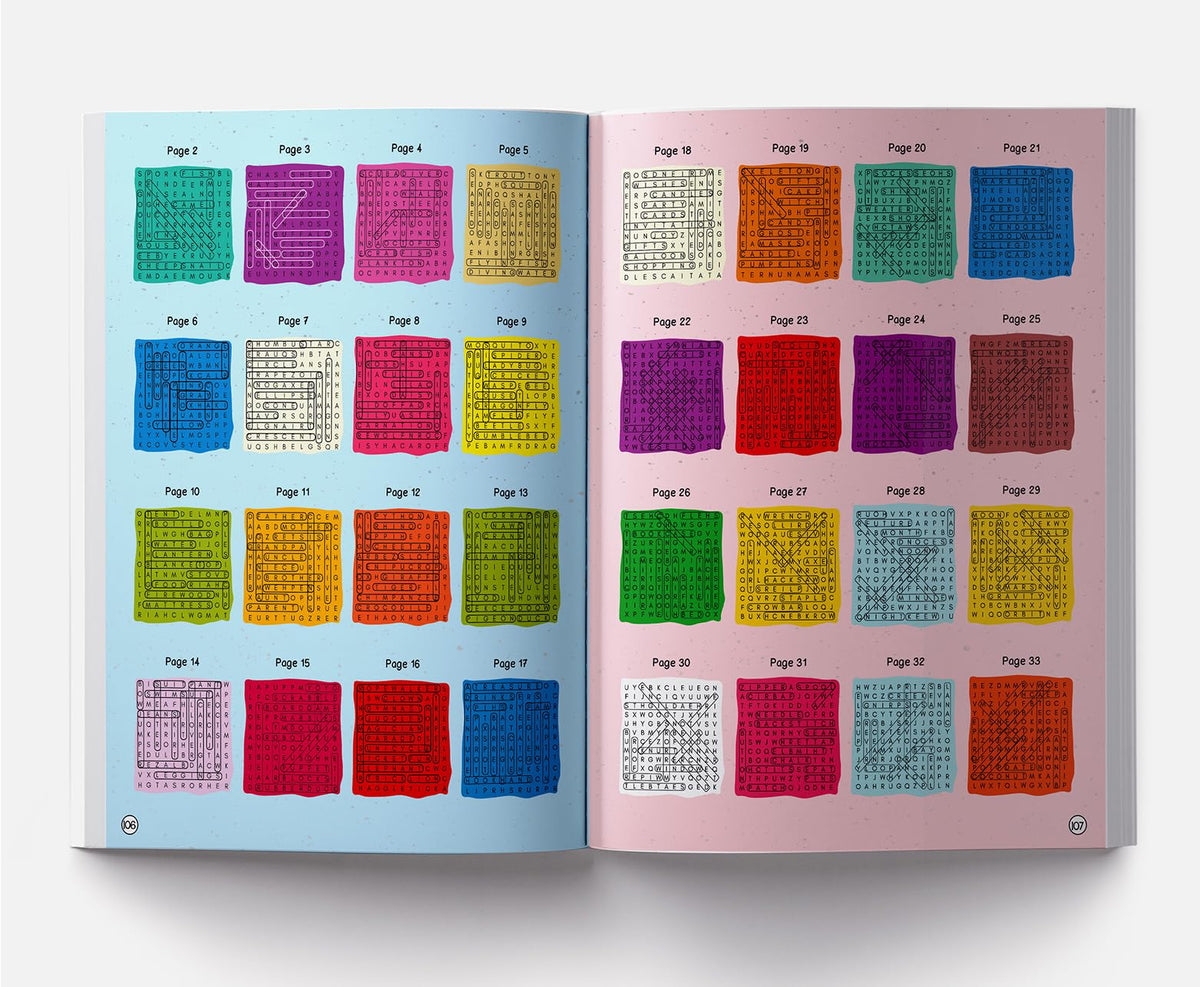 101 Word Search Activity Book - Large Grid Word Search Puzzles For Kids With Attractive Illustrations I Ages 3-6 I Vocabulary Building I Learn New Words I Motor Skills Improvement