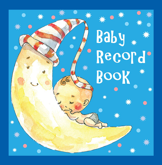 Record Book: Baby Record Books for Boys (Blue): Blue book by Om Books Editorial Team (Author) book cover