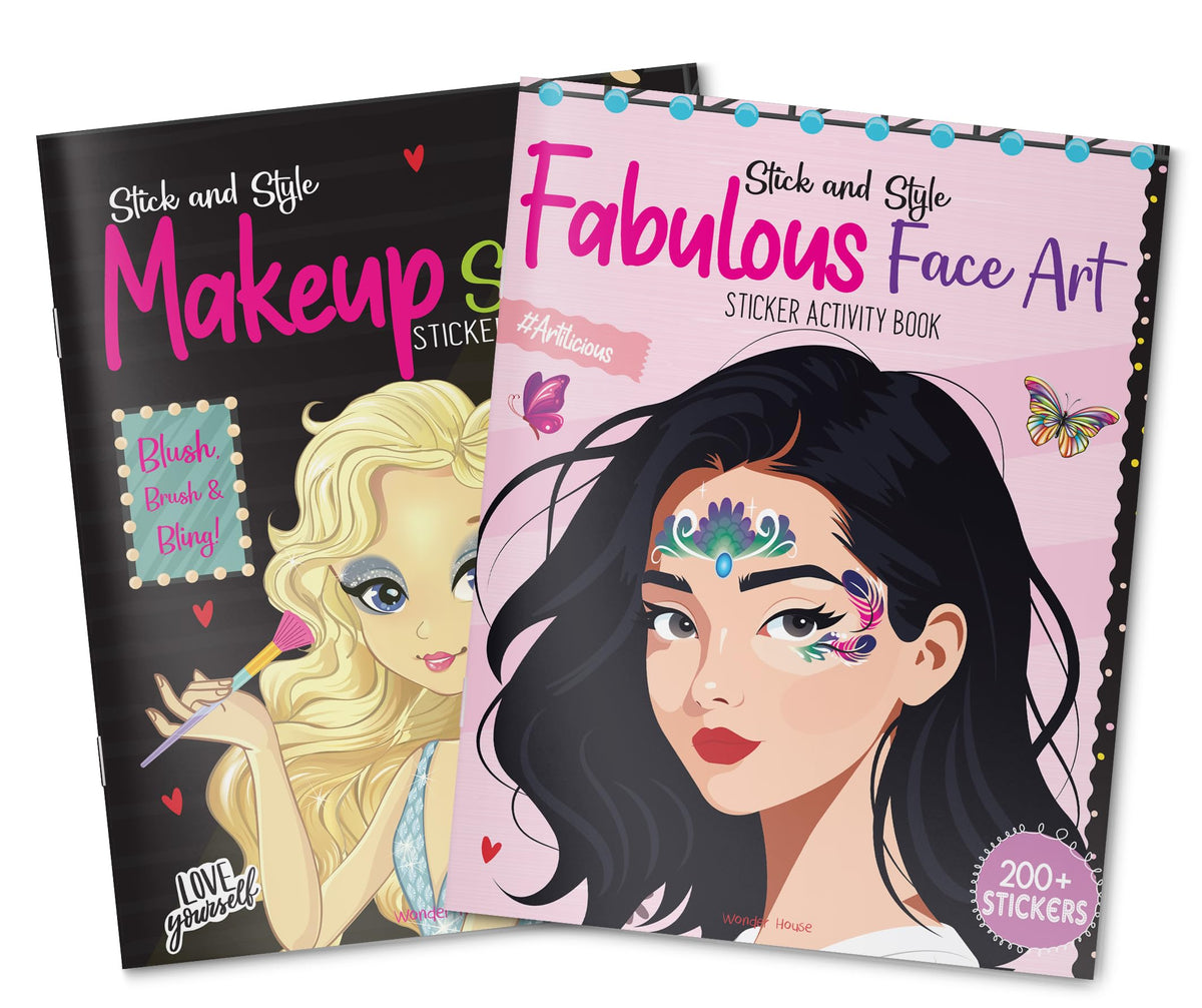 Stick and Style - Fabulous Face Art (Sticker Activity Book)