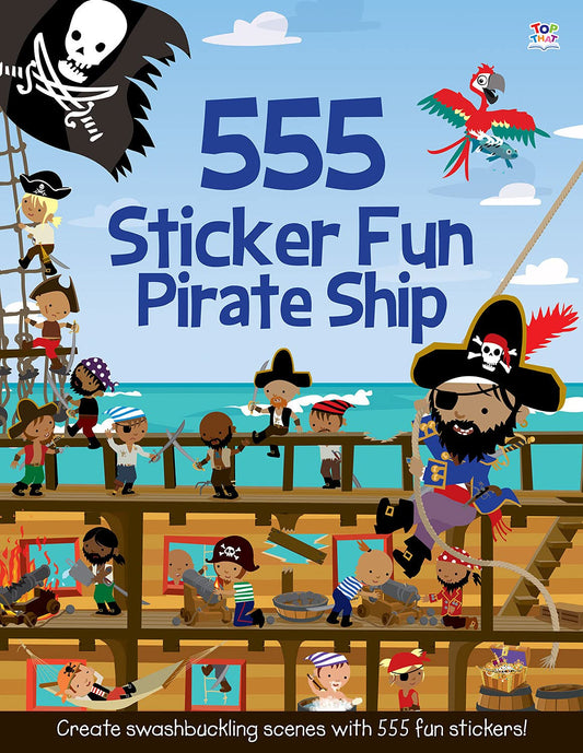 555 Sticker Fun: Pirate Ship by Scholastic (Author) book cover