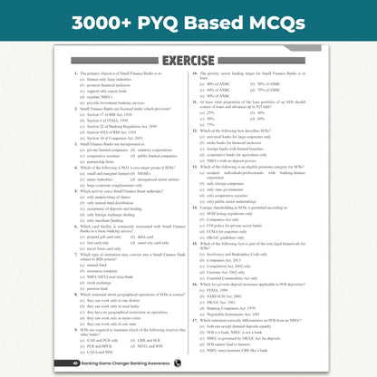 PW Banking Game Changer Banking Awareness Prepnotes & 3000+ PYQs By Shushmita Mam For 2026-27 Exams | Chapterwise Theory with 15 Online CBT Tests | ... & Clerk, SBI PO & Clerk, RRB PO & Clerk Exams