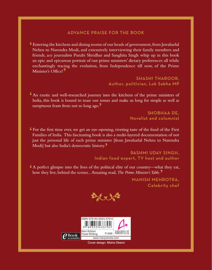 The Prime Minister’s Table: Delicacies and Diplomacies from the Era of Nehru to Modi (English)