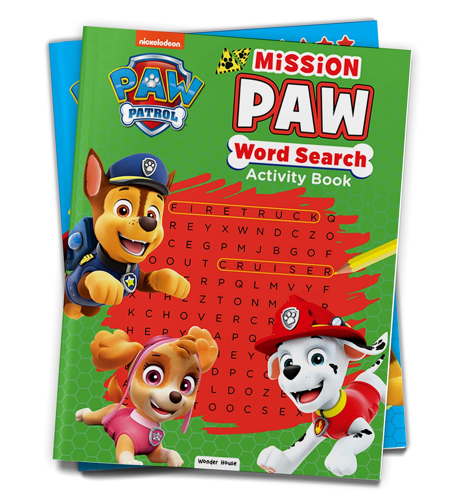 Paw Patrol Mission Paw Word Search Activity Book book cover