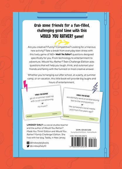 Would You Rather? Teen Challenge Edition: Funny Questions & Lively Competition for Original Thinkers
