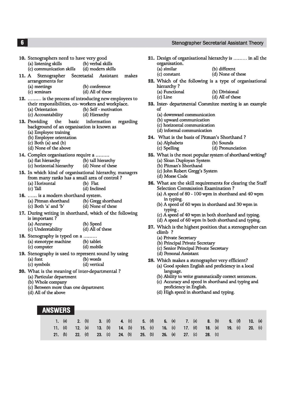 Arihant NSQF (Level 3.5) Stenographer Secretarial Assistant Theory | 1st Year ITI Students | Bharat Skills CBT & NIMI Pattern Based | Completely Revised Edition | Step-by-Step Theory with Diagrams