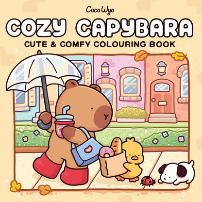 Cozy Capybara: A relaxing, comfy colouring book from the international Number One bestselling author (Coco Wyo)