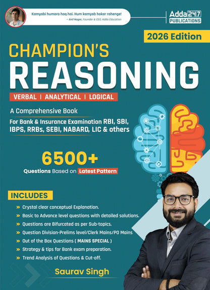 Set of 2 Daksh Quantitative Aptitude 2'0 by Shantanu Shukla | Math| Data Interpretation and Champion Reasoning 3.0 For RBI | SBI | IBPS | RRB | SSC | ... exams (English Printed Edition) By Adda247
