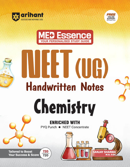 Arihant NEET (UG) Chemistry Handwritten Notes for Exam 2026 | Complete NEET Concentrate with PYQ Punch, MCQ Punch | First and Only NEET Targeted Handwritten Notes
