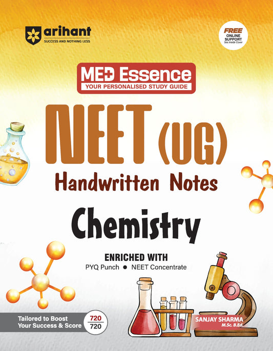 Arihant NEET (UG) Chemistry Handwritten Notes for Exam 2026 | Complete NEET Concentrate with PYQ Punch, MCQ Punch | First and Only NEET Targeted Handwritten Notes