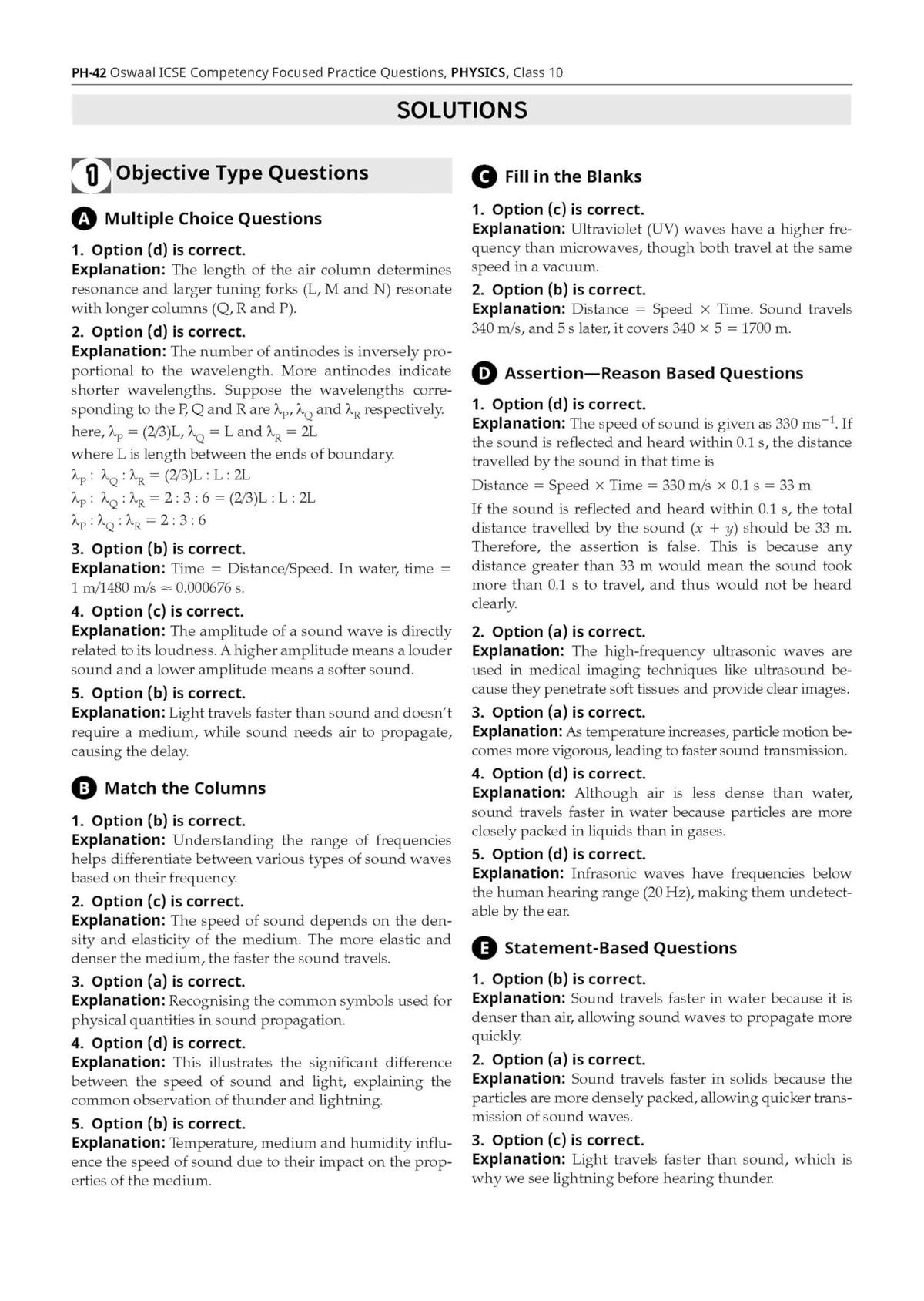 Oswaal ICSE Competency Focused Questions Chapter-wise Class 10 (Physics, Chemistry, Maths, Biology, English Paper-1 & Paper-2, Geography, History & Civics) | 40% Competency-Based