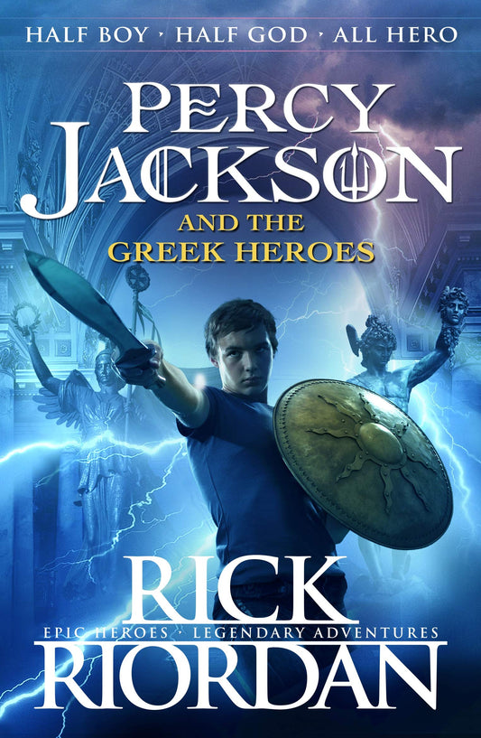 Percy Jackson and the Greek Heroes book cover
