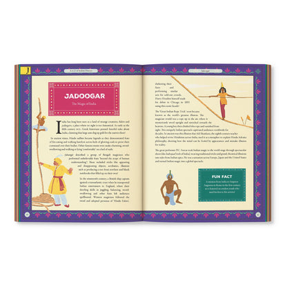 A-Z of Indian History: 80 Fun Stories from Ancient India to Independence: 80 Fun Stories from Ancient India to Independence | Cool Trivia, Bright Full-Coloured Illustrations | Ages 10+
