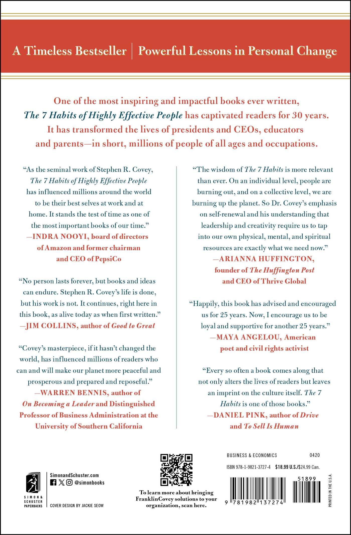 The 7 Habits of Highly Effective People: 30th Anniversary Edition (The Covey Habits Series)