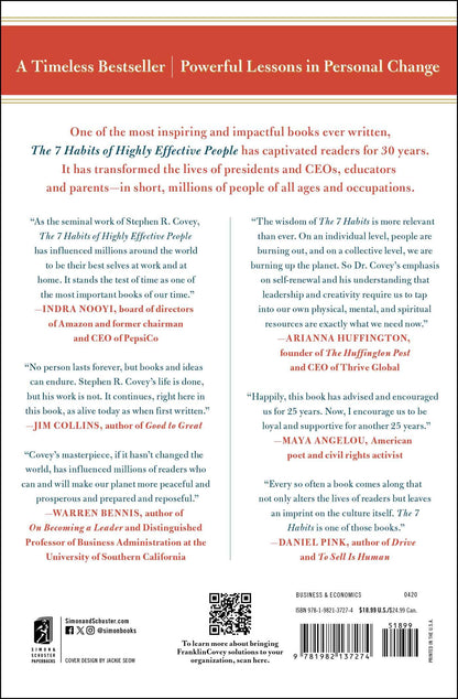 The 7 Habits of Highly Effective People: 30th Anniversary Edition (The Covey Habits Series)