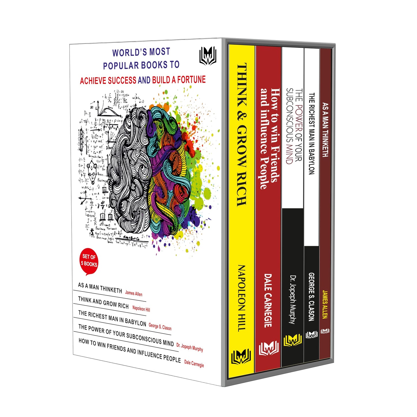 World’s Greatest Books For Personal Growth & Wealth (Set of 5 Books): Perfect Motivational Gift Set ( Think and Grow Rich | How to Win Friends & ... a Man Thinketh | The Richest Man In Babylon )