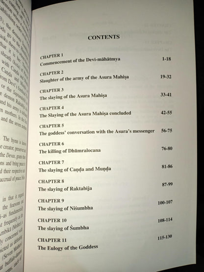 Sri Durga Saptashati (An Introduction, Original Sanskrit Text, Transliterated Romanized Text, English Translation & Notes)