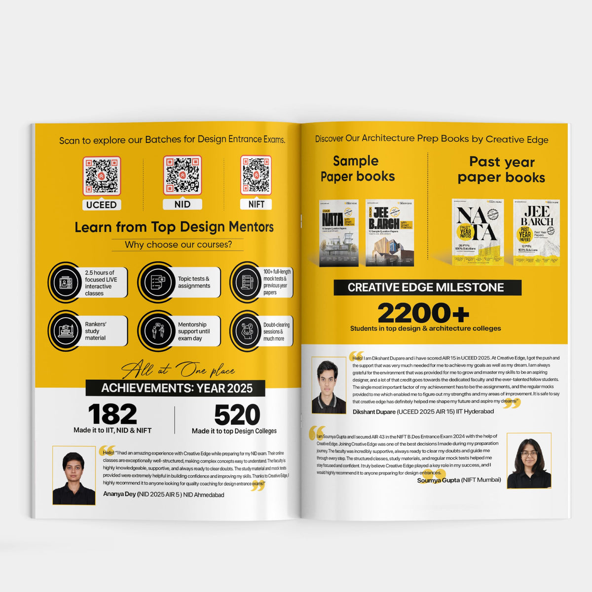 NID, NIFT, and UCEED Past Year Papers (Solved) | Includes 2026 Papers with solution | Complete Study Pack for Top Design Exams
