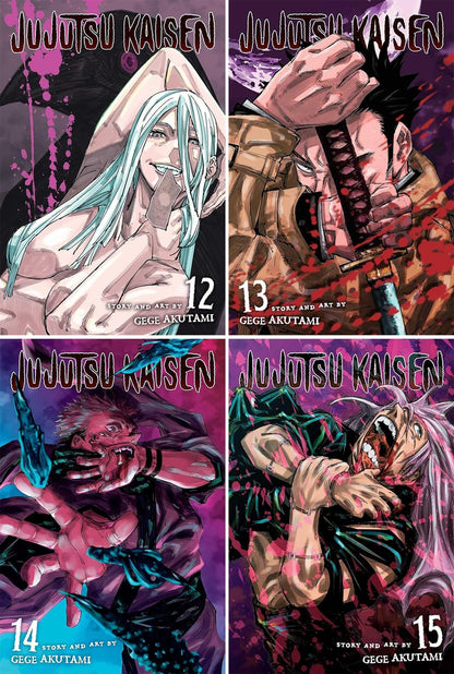 Jujutsu Kaisen Complete Manga Collection Vol. 0–27 (28 Books Set) by Gege Akutami