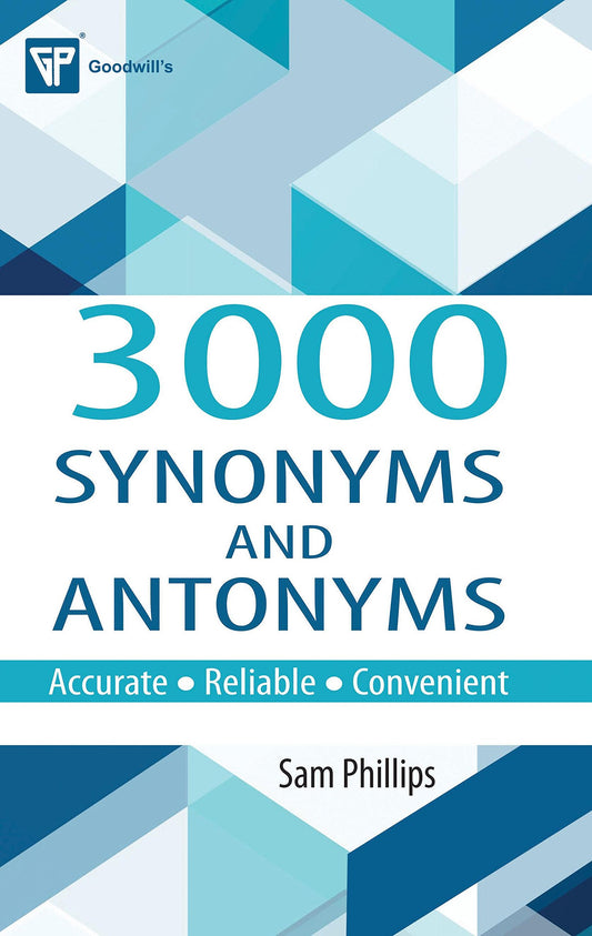 3000 Synonyms And Antonyms (English Improvement For Success) by Sam Phillips book cover