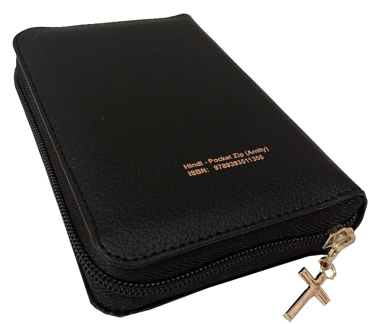Hindi Pocket Bible Smaller Vinyl TI Gilt ZIP/Index (O.V. 2021) BSI Contains Old and New Testament