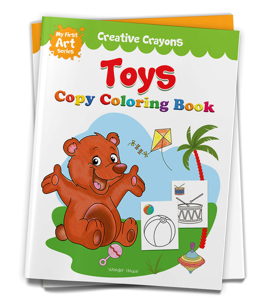 Colouring Book of Toys: Creative Crayons Series - Crayon Copy Colour Books book cover