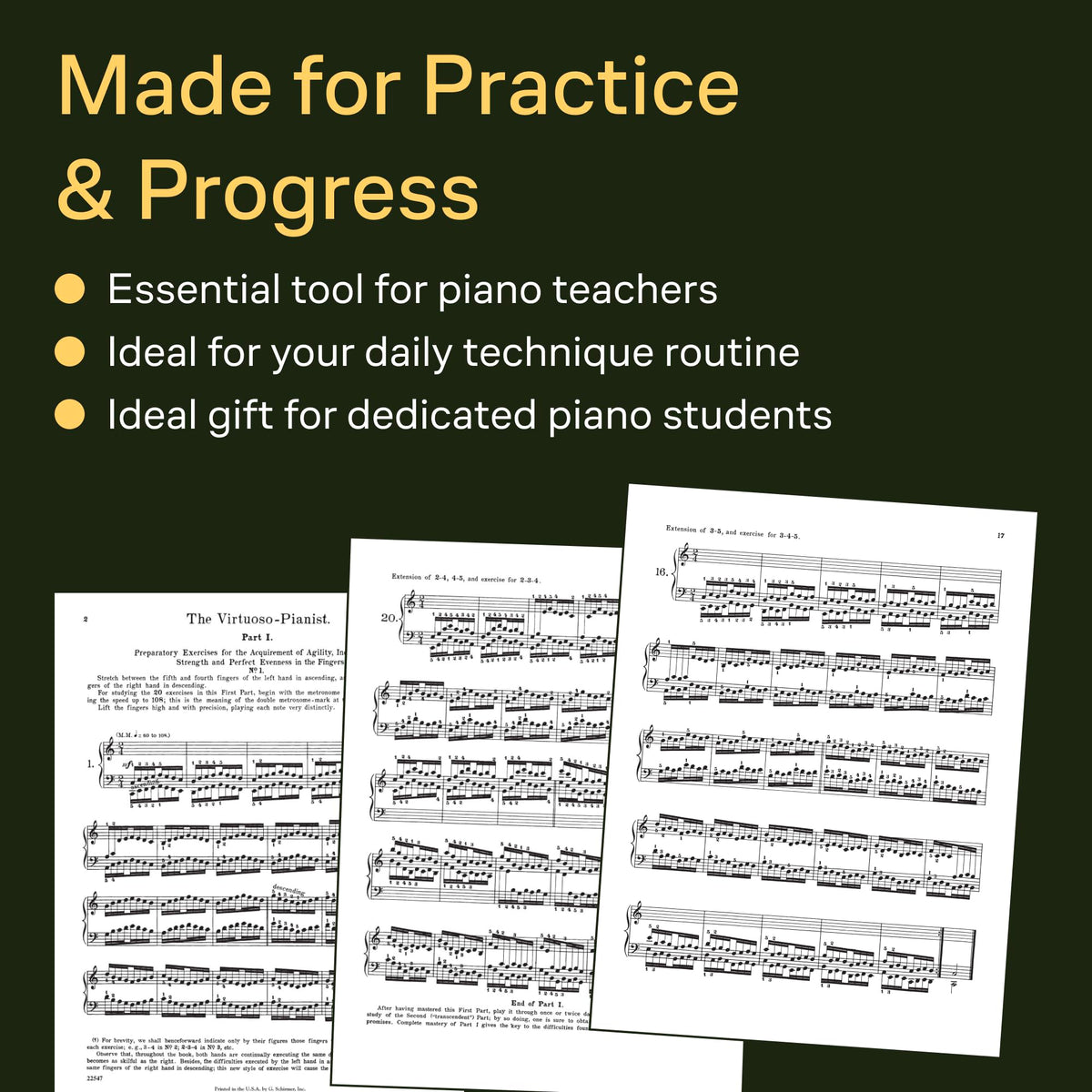 Virtuoso Pianist in 60 Exercises - Book 1