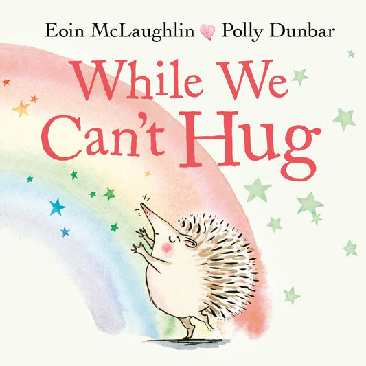 While We Cant Hug (board book) book cover