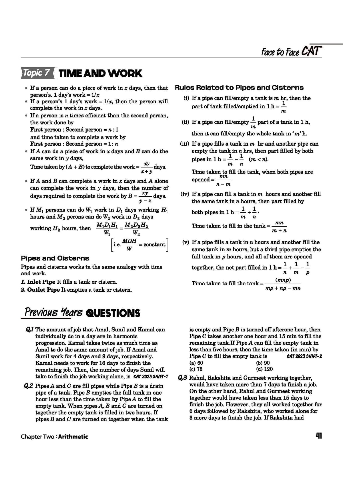 Arihant Face to Face CAT | 27 Years Chapterwise & Topicwise Solved Papers (1999–2025) | Latest CAT PYQs with Detailed Solutions, Trend Analysis & Quick Revision Concepts | English Medium