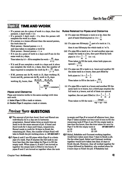 Arihant Face to Face CAT | 27 Years Chapterwise & Topicwise Solved Papers (1999–2025) | Latest CAT PYQs with Detailed Solutions, Trend Analysis & Quick Revision Concepts | English Medium