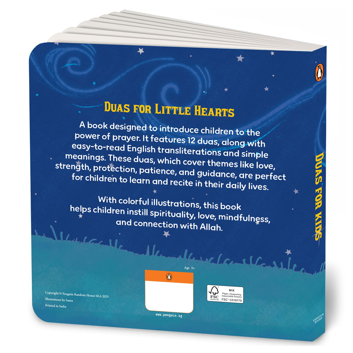 Duas for Kids: Introduction to Arabic Duas with English Translations I Book for 3+ I Spiritual Learning [Penguin Early Learning Series]