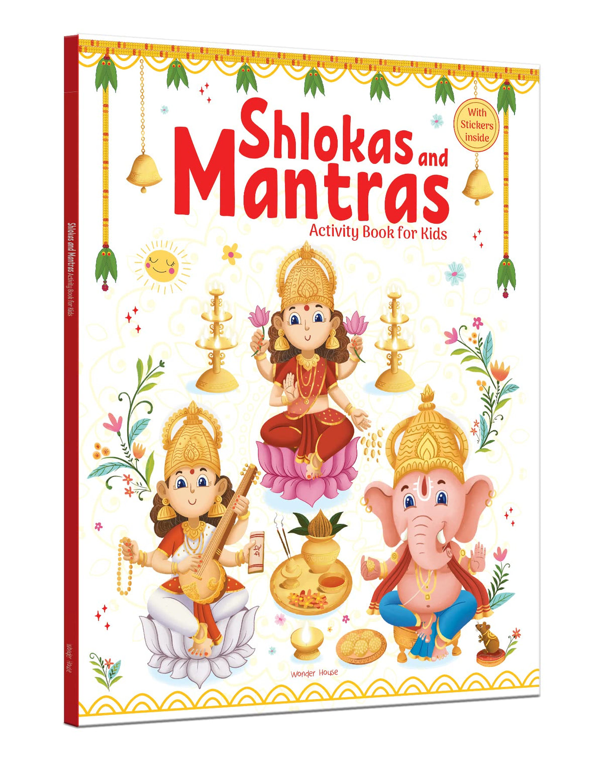 Shlokas And Mantras | Activity Book For Kids | Age 4–8 Years | Spiritual Learning | Sanskrit Verses With Meaning | Colourful Pages & Stickers | Engaging Activities | Premium Paperback | Latest Edition