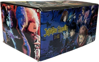 Jujutsu Kaisen Manga Box Set Volumes 1–21 + Gojo Satoru Action Figure 21.5cm | Anime Collector Combo