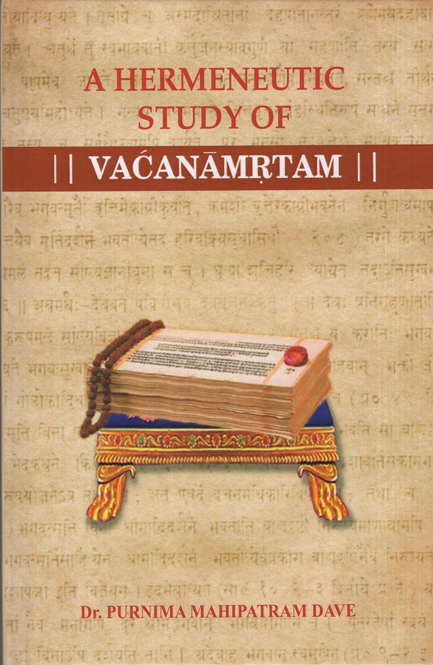 A Hermeneutic Study Of Vacanamrtam book cover