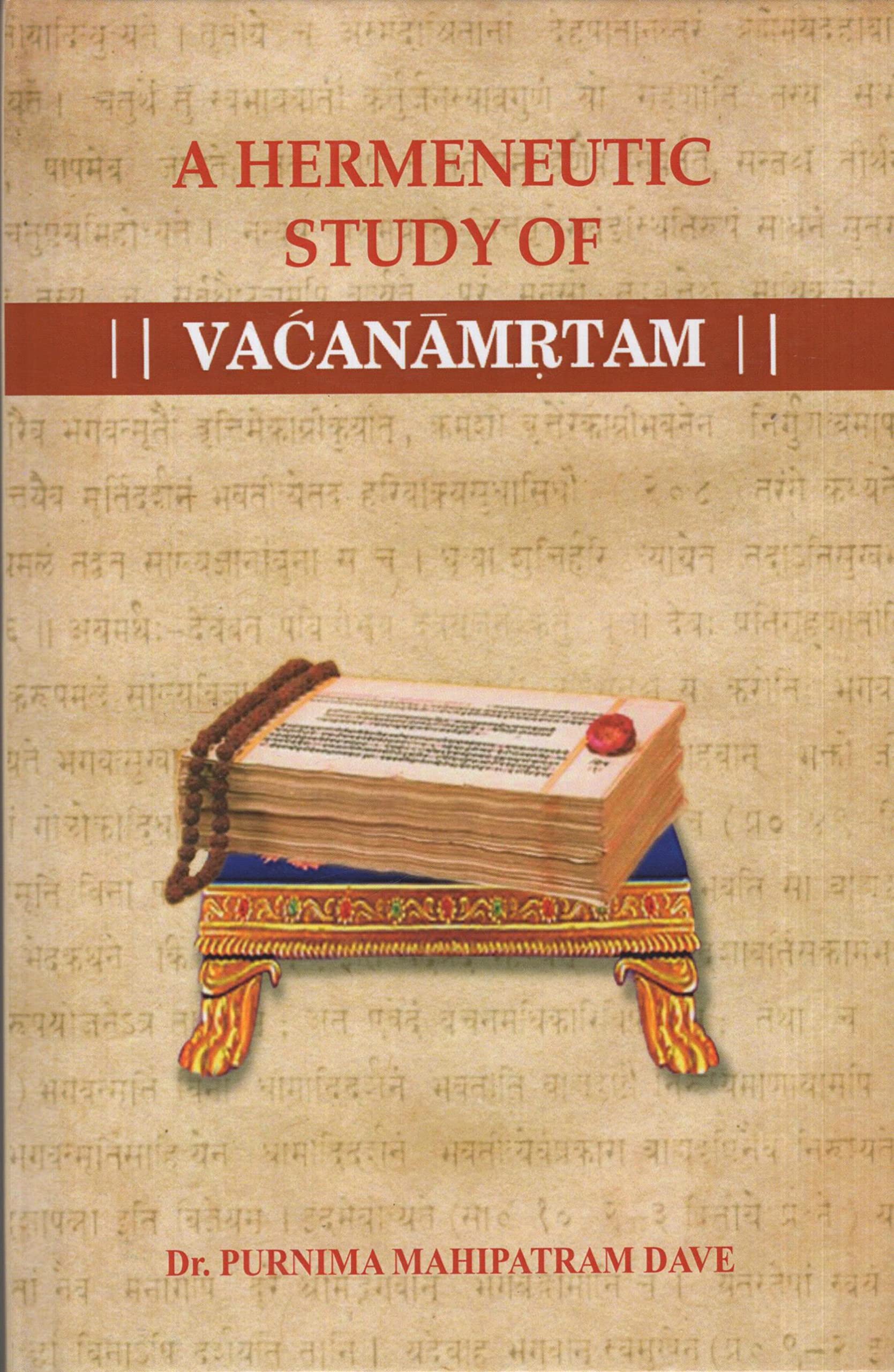 A Hermeneutic Study Of Vacanamrtam book cover