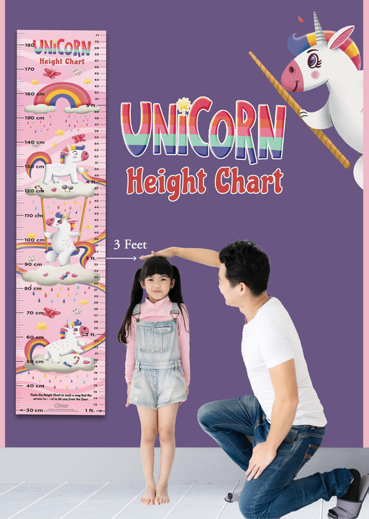 Unicorn Height Chart book cover