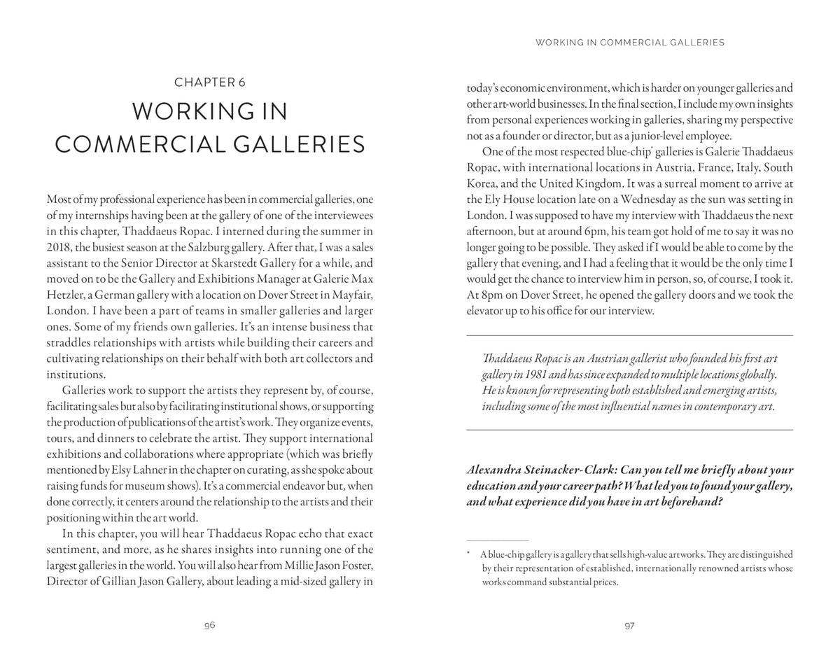 Working in Art: How to build a career in the art world