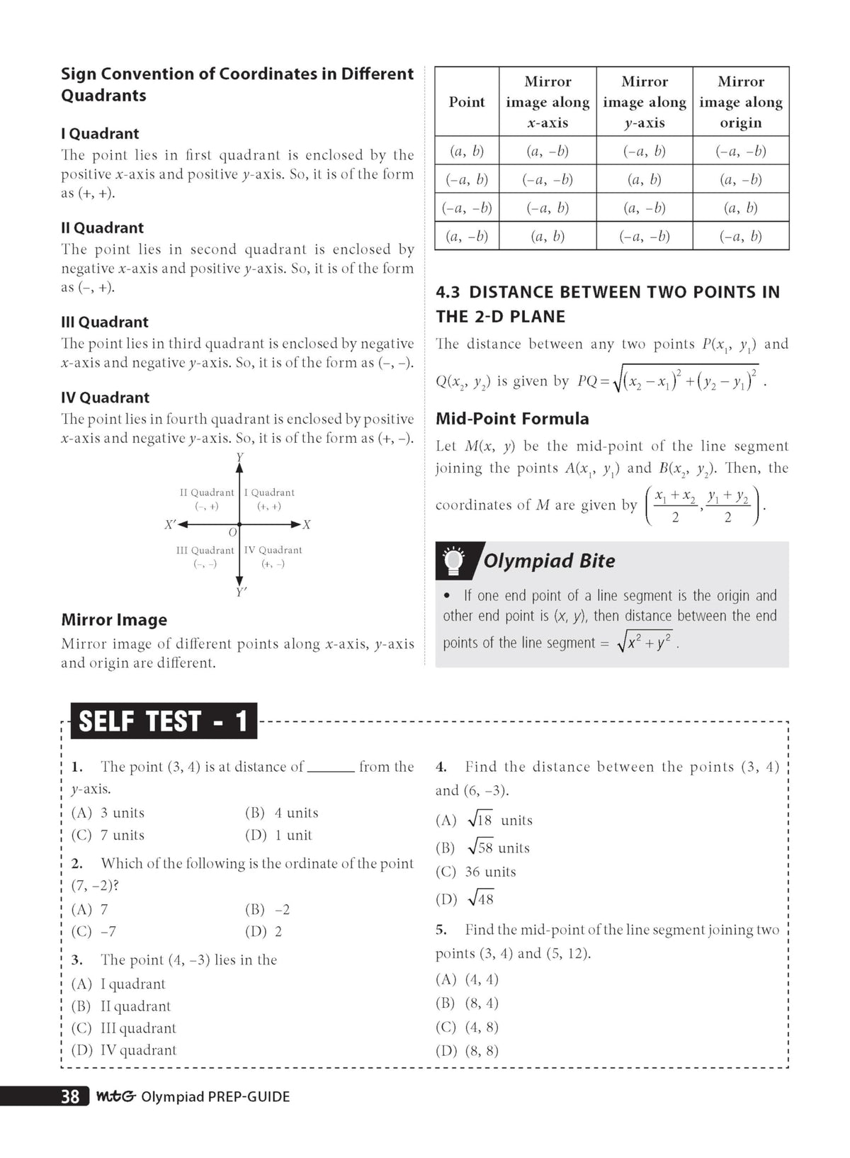 MTG Mathematics (IMO) Olympiad Prep Guide Class 9 | Detailed Theory, Exercise with Self Test For Practice | SOF Olympiad Books For Exam 2026-27 (Useful For Level-1 & 2)