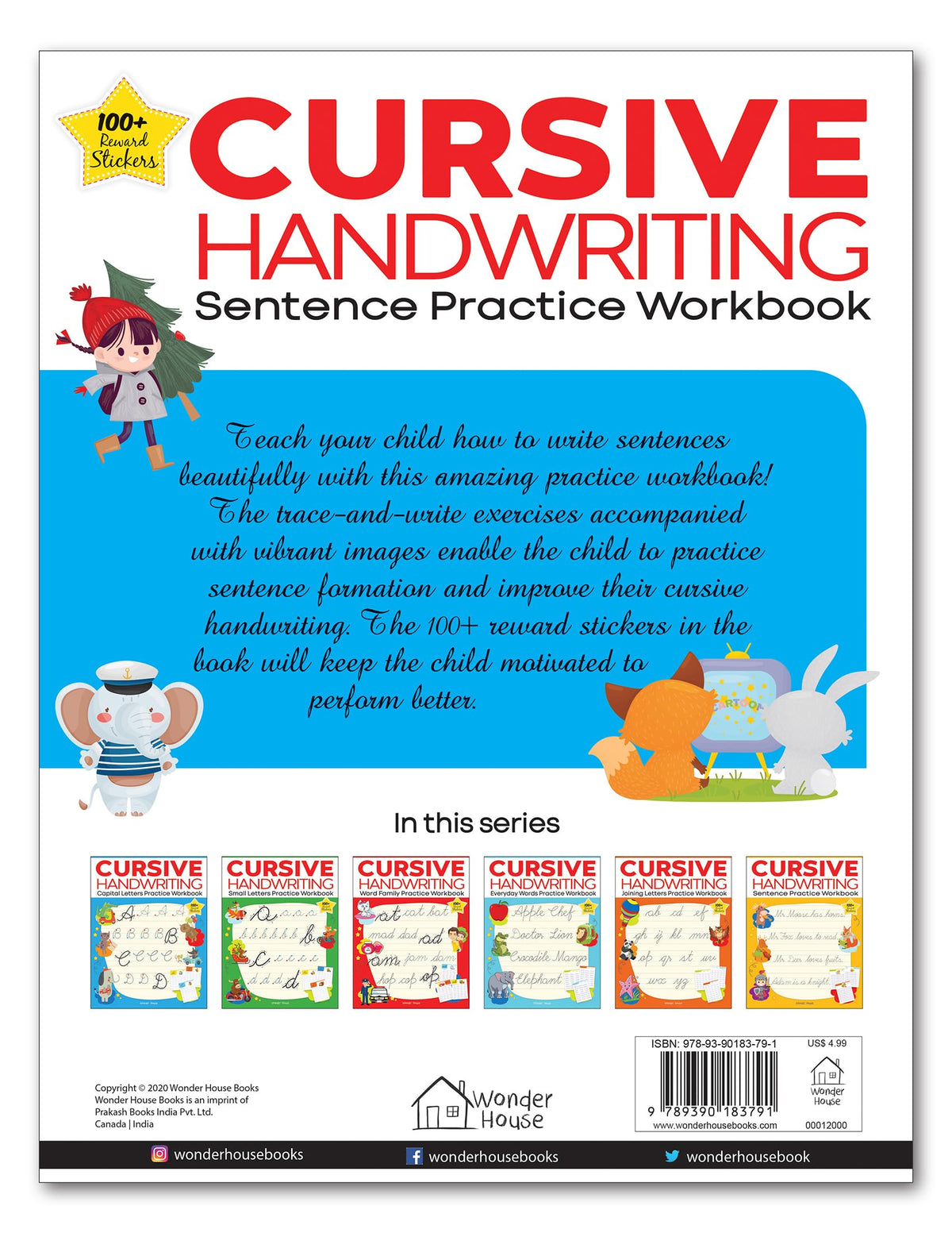 Cursive Handwriting for Kids: Sentence Workbook (Ages 6–10) | Bestseller for Fluent Handwriting | Improve Fluency, Spacing, Style & Confidence | #1 Bestseller in Handwriting | Top-Rated Cursive Workbook