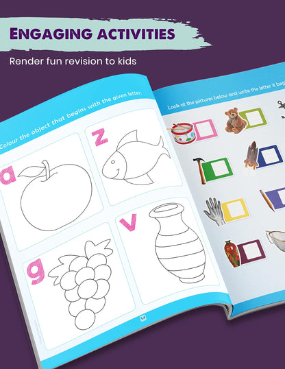 Blossom English Alphabet Writing Book for Kids | ABCD Small Letter Practice and Activities for Nursery Children | 104 Practise Boxes for each Letter [Paperback] Content Team at Target Publications