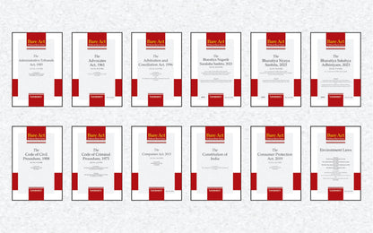 AIBE Bare Acts without Notes | 25 Books Set Combo | Full Syllabus with 50+ Acts with New Criminal Laws BNSS, BNS, BSA | As per Bar Council of India Guidelines | Edition 2026